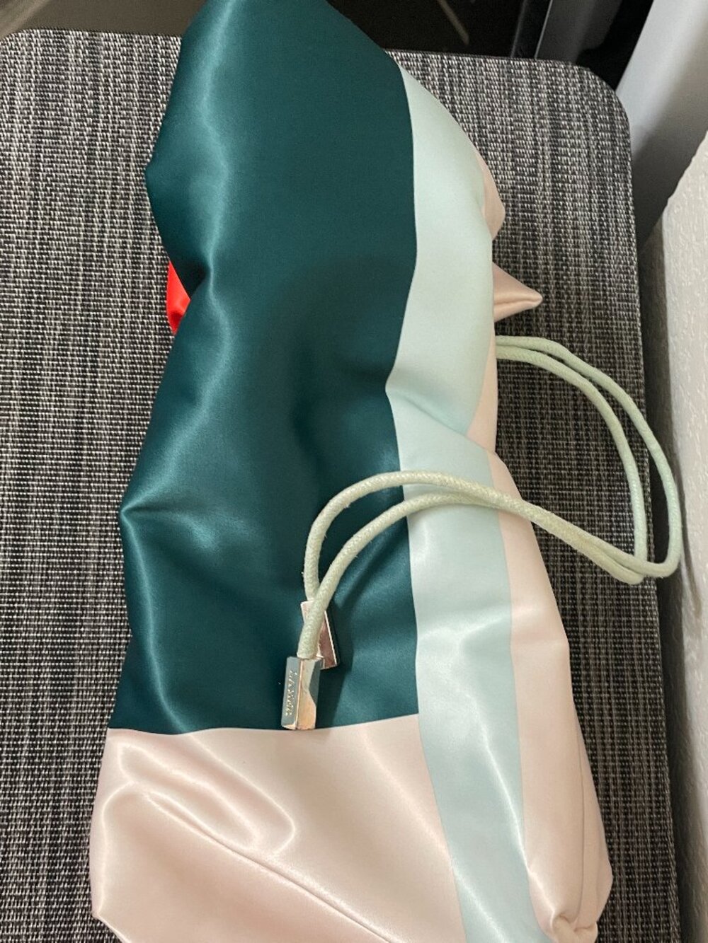 La Mer Satin Cinch Bag